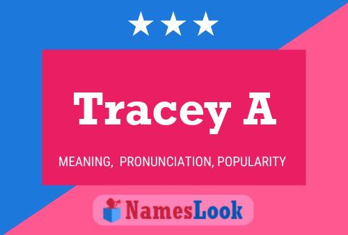 Tracey A Name Poster