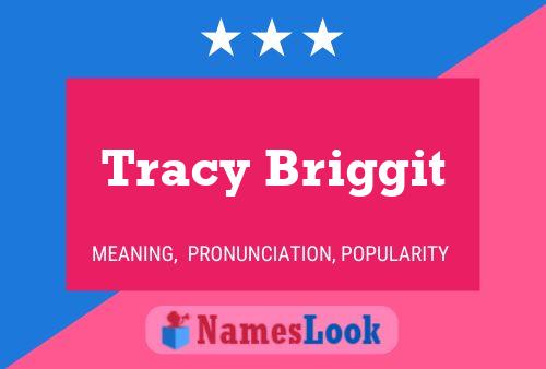 Tracy Briggit Name Poster