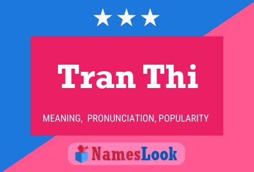 Tran Thi Name Poster