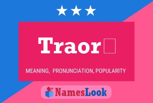 Traoré Name Poster