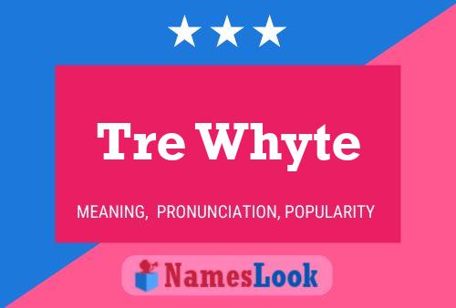 Tre Whyte Name Poster