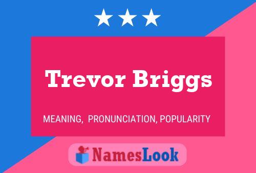 Trevor Briggs Name Poster