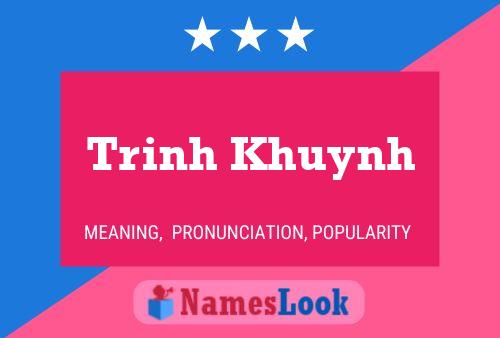 Trinh Khuynh Name Poster