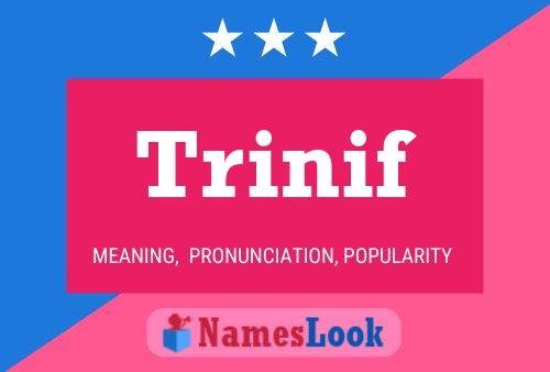 Trinif Name Poster