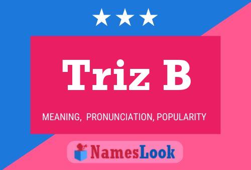 Triz B Name Poster