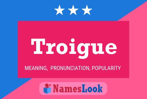 Troigue Name Poster