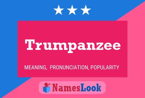 Trumpanzee Name Poster