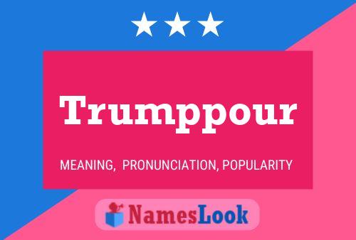 Trumppour Name Poster