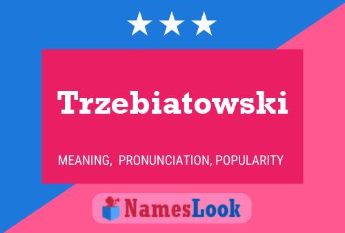 Trzebiatowski Name Poster