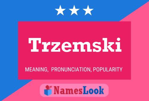 Trzemski Name Poster