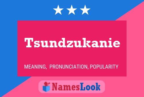 Tsundzukanie Name Poster