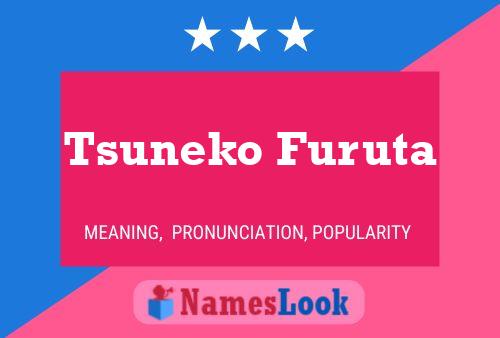 Tsuneko Furuta Name Poster