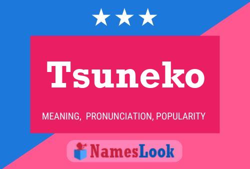 Tsuneko Name Poster