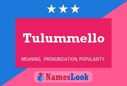 Tulummello Name Poster