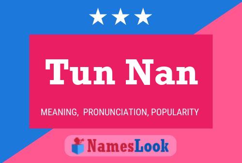 Tun Nan Name Poster