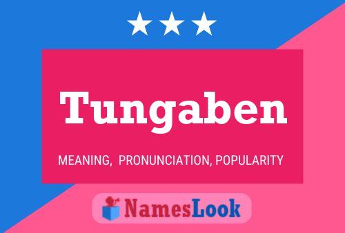 Tungaben Name Poster