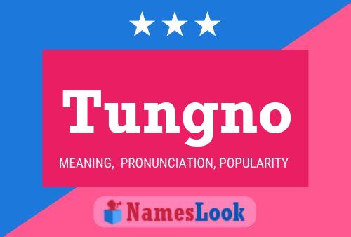 Tungno Name Poster