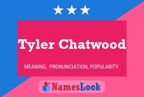 Tyler Chatwood Name Poster