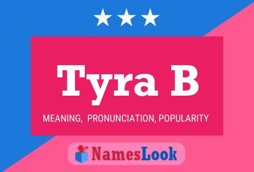 Tyra B Name Poster