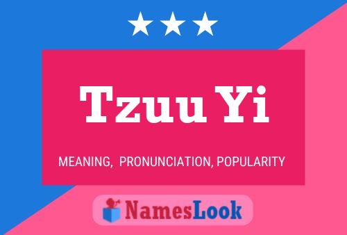 Tzuu Yi Name Poster