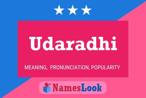 Udaradhi Name Poster