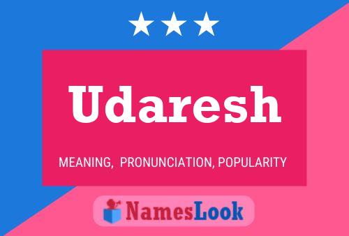 Udaresh Name Poster