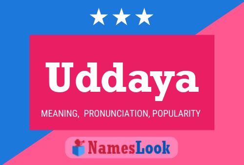 Uddaya Name Poster