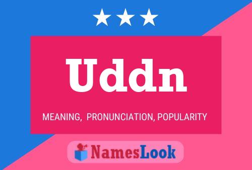 Uddn Name Poster