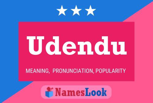 Udendu Name Poster