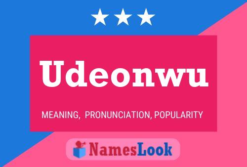 Udeonwu Name Poster