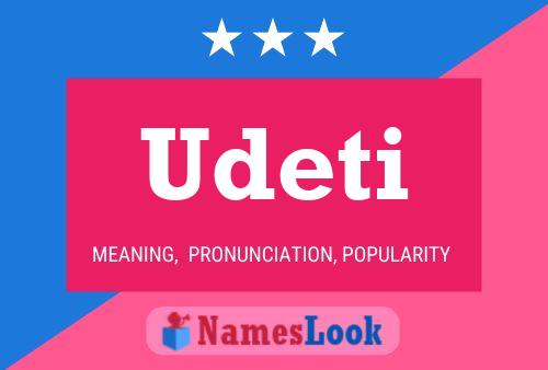 Udeti Name Poster