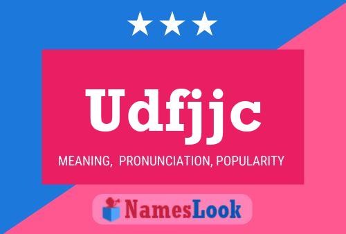 Udfjjc Name Poster