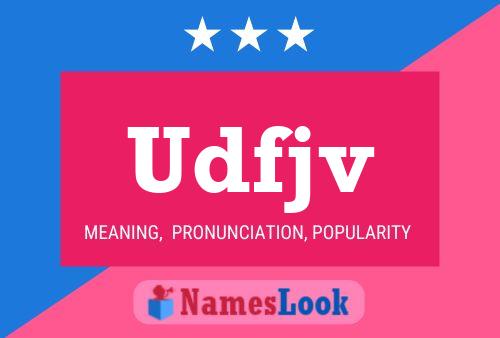 Udfjv Name Poster