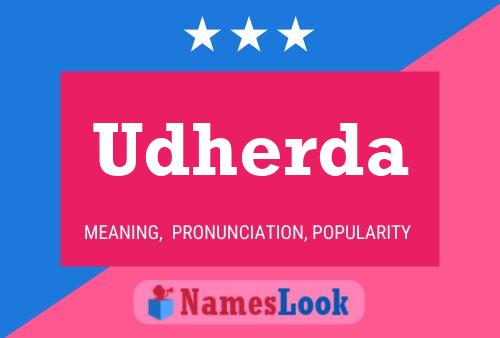 Udherda Name Poster