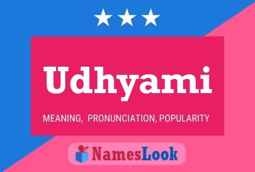 Udhyami Name Poster