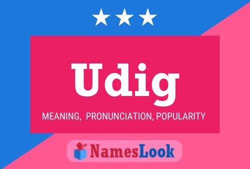 Udig Name Poster