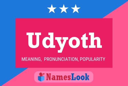 Udyoth Name Poster