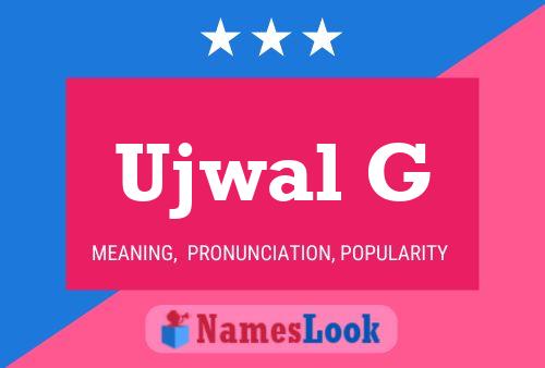 Ujwal G Name Poster