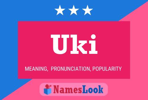 Uki Name Poster