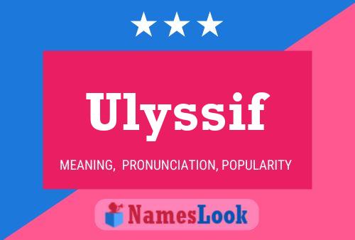 Ulyssif Name Poster