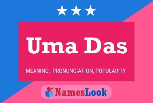 Uma Das Name Poster