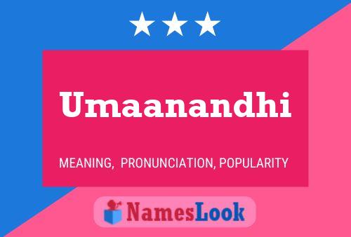 Umaanandhi Name Poster