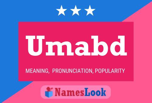 Umabd Name Poster