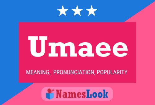 Umaee Name Poster