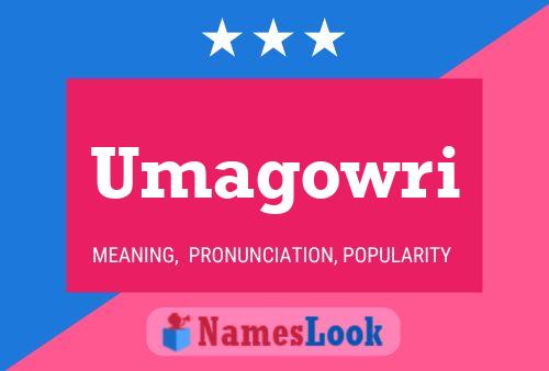 Umagowri Name Poster