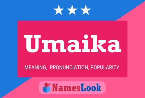 Umaika Name Poster