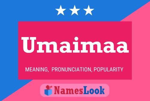 Umaimaa Name Poster