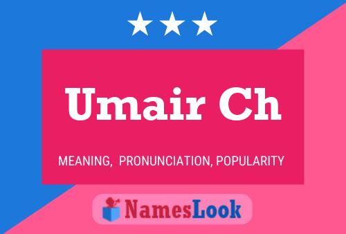 Umair Ch Name Poster