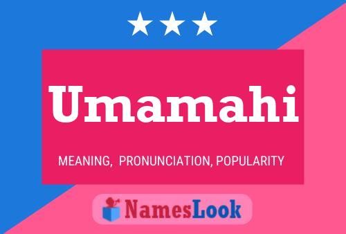 Umamahi Name Poster