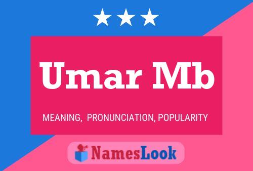 Umar Mb Name Poster